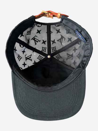 Louis Vuitton Black & Green Tourist Vs. Purist Monogram Hat