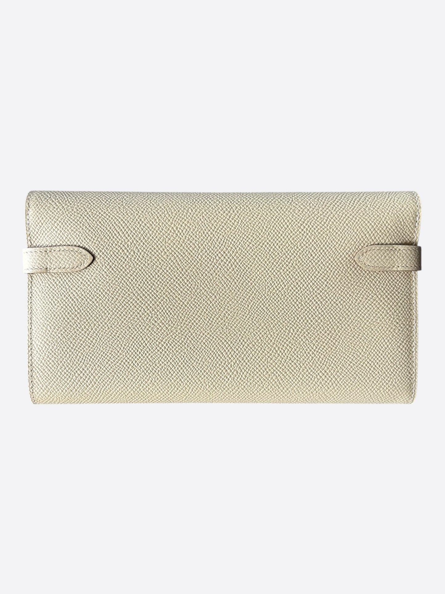 Hermes Yellow Epsom Classic Kelly Wallet