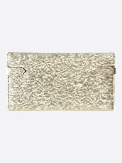 Hermes Yellow Epsom Classic Kelly Wallet