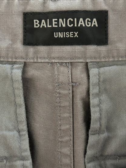 Balenciaga Grey Convertible Cargo Pants