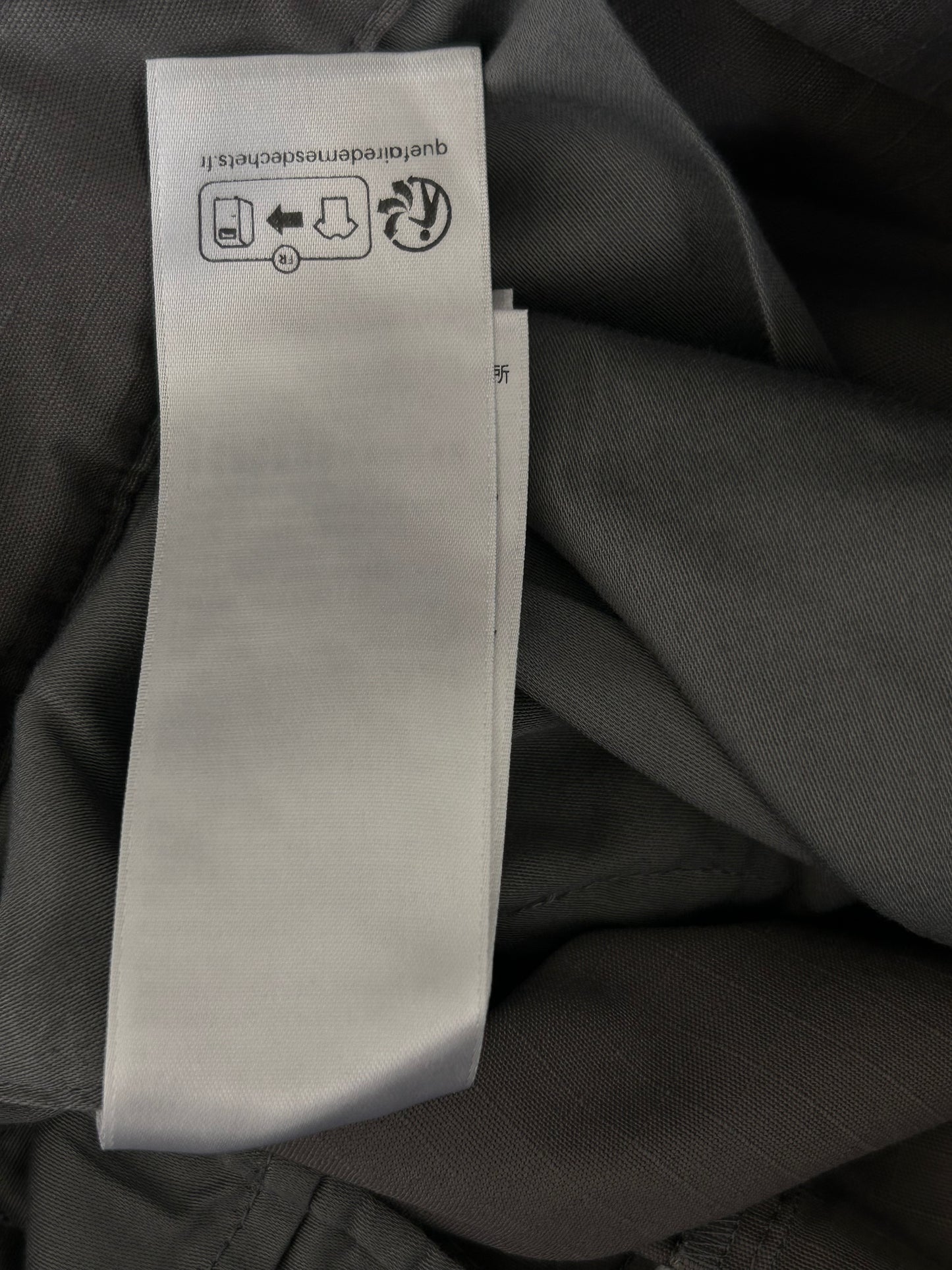 Balenciaga Grey Convertible Cargo Pants