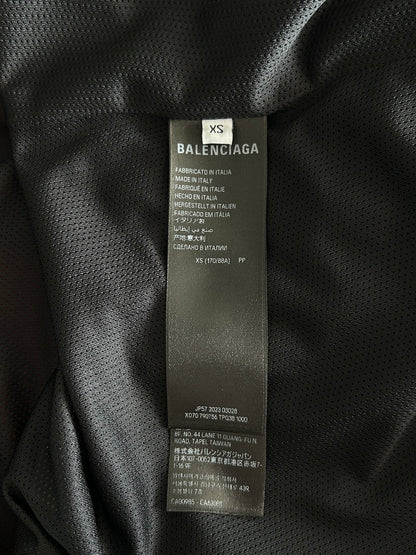 Balenciaga Black Red & White Logo Track Jacket