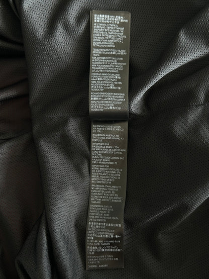 Balenciaga Black Red & White Logo Track Jacket