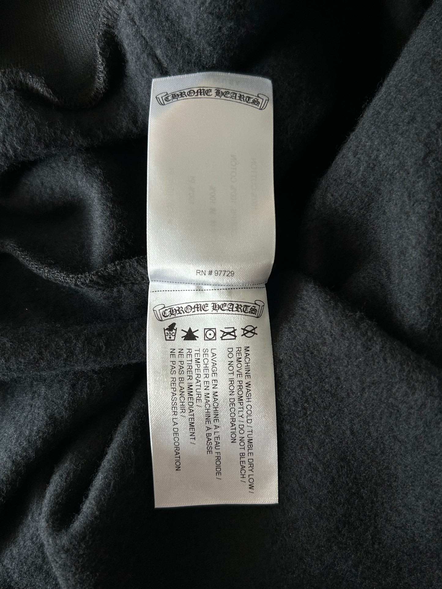 Chrome Hearts Marina Abramovic Black Logo Hoodie