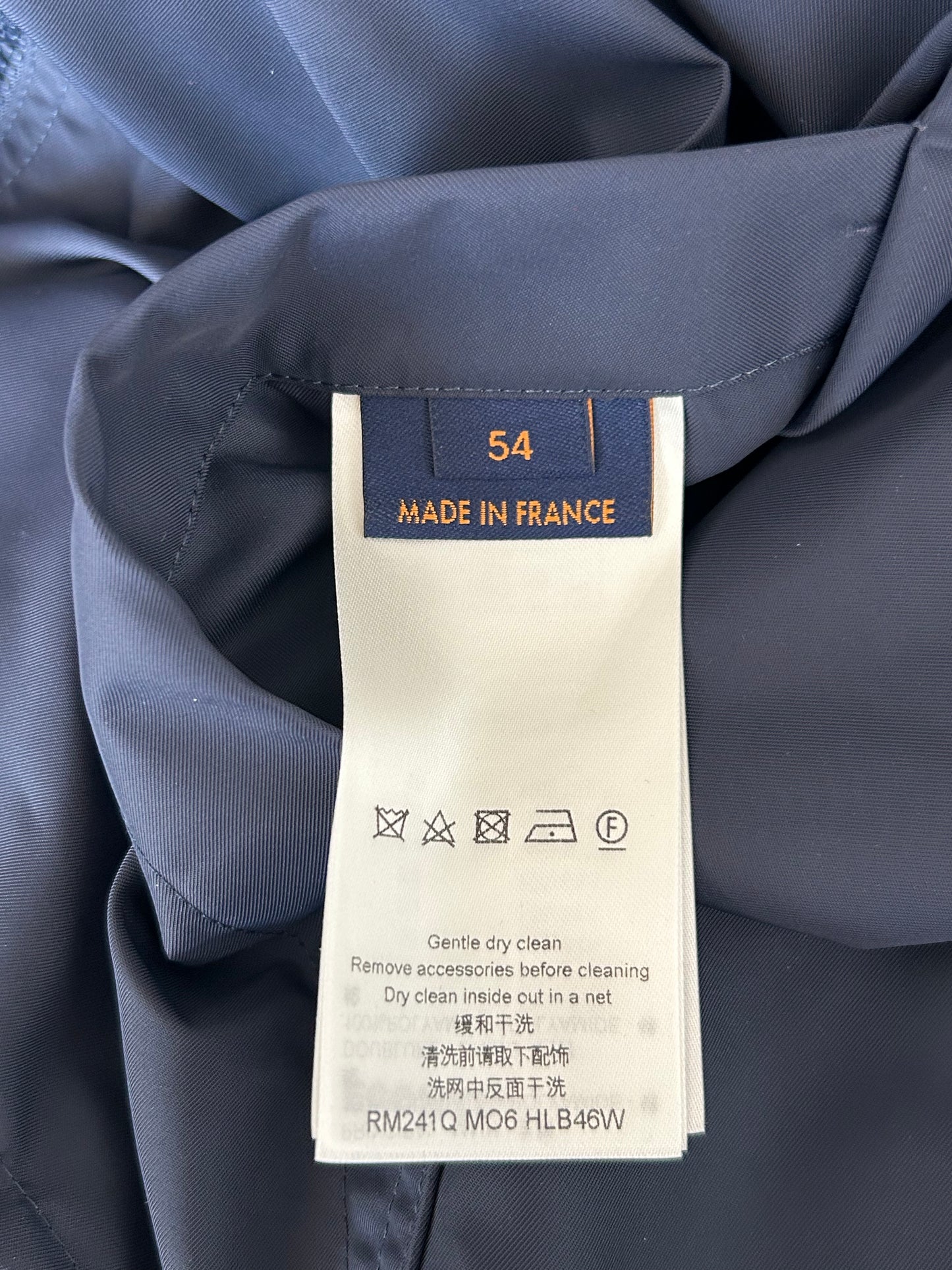 Louis Vuitton Navy Monogram Reversible Windbreaker