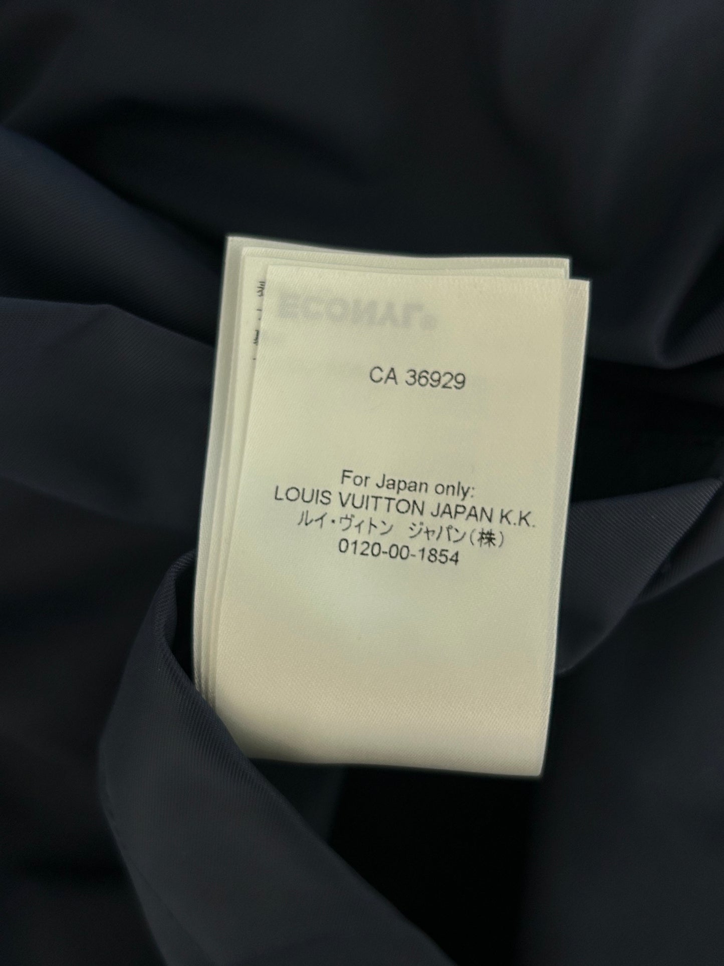 Louis Vuitton Navy Monogram Reversible Windbreaker