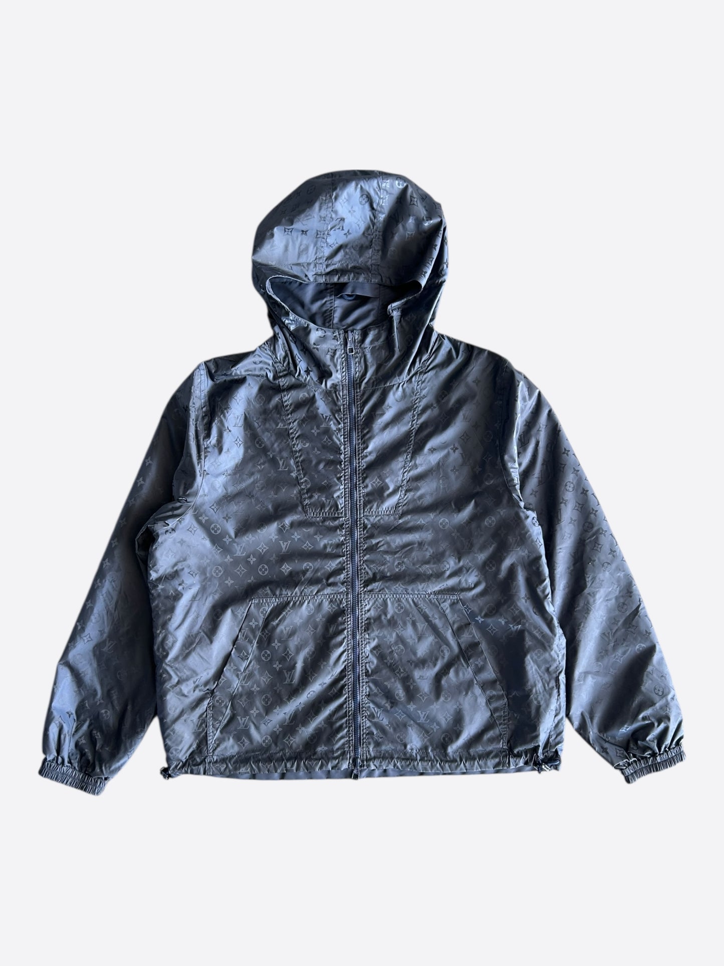 Louis Vuitton Navy Monogram Reversible Windbreaker