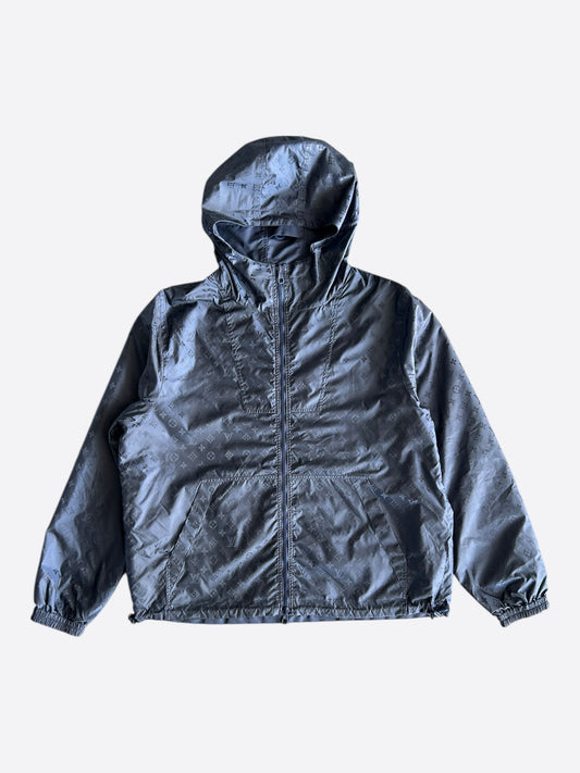 Louis Vuitton Navy Monogram Reversible Windbreaker