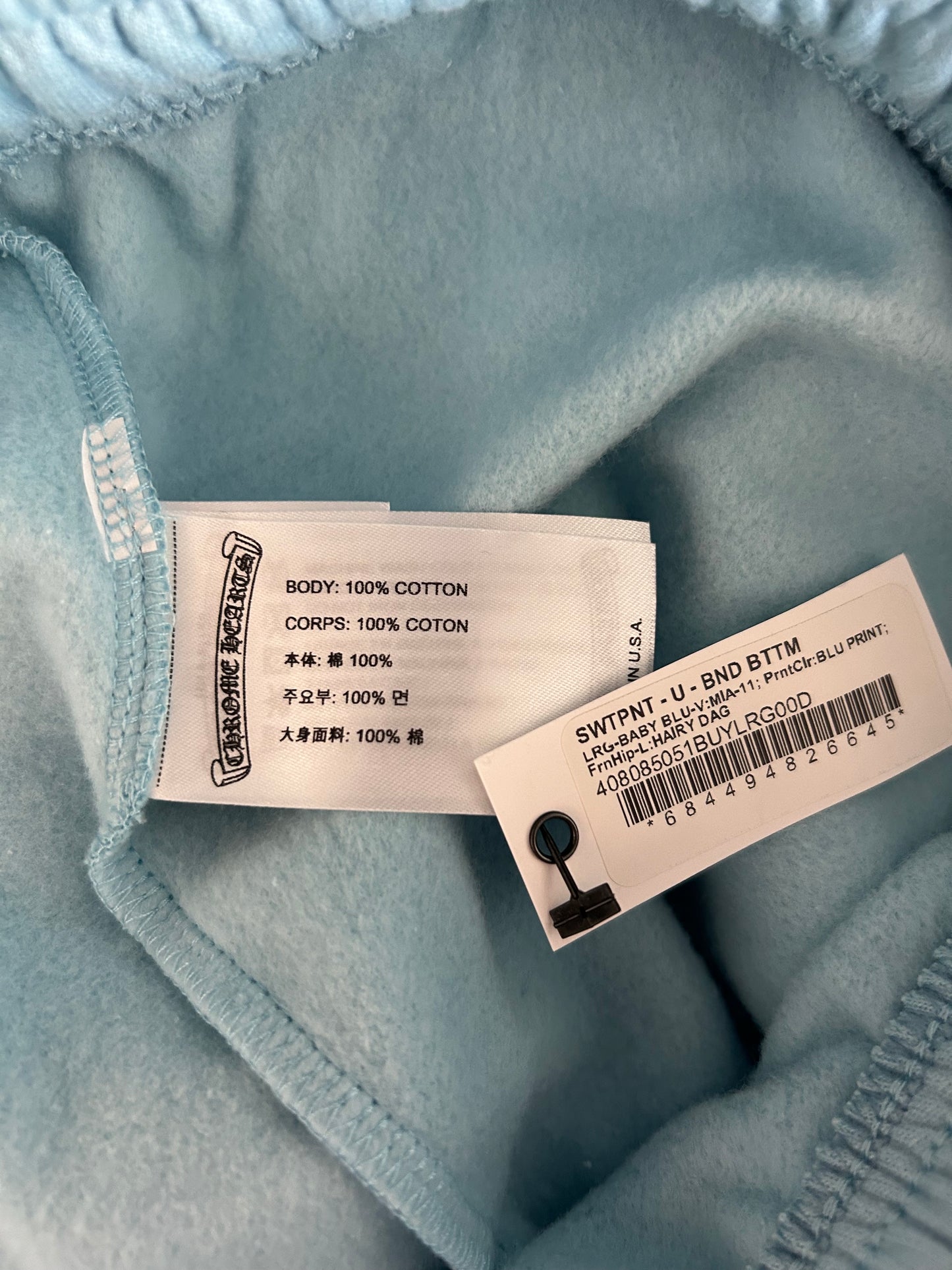 Chrome Hearts Blue Miami Art Basel Exclusive Sweatpants