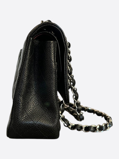 Chanel Black Caviar Quilted Medium Flap Bag