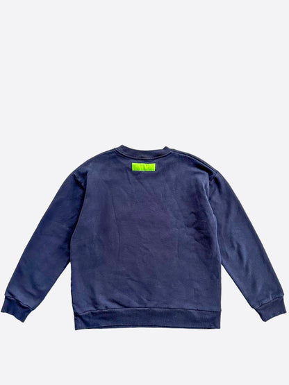 Louis Vuitton Navy Tuffetage Print Sweater