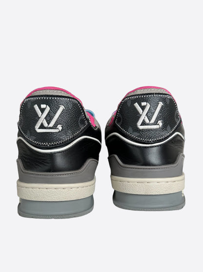 Louis Vuitton Black & Grey Upcycle Trainers