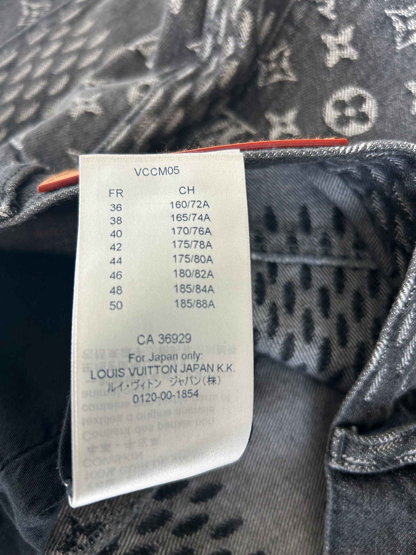 Louis Vuitton Nigo Grey Giant Damier Monogram Jeans