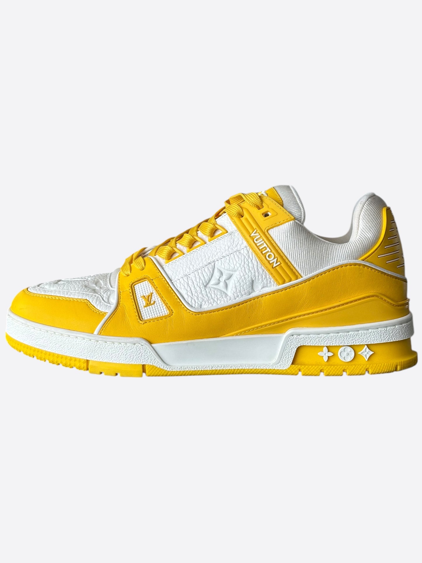 Louis Vuitton Yellow & White Monogram Trainers