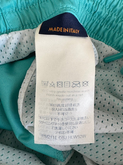 Louis Vuitton Turquoise Monogram Swim Shorts