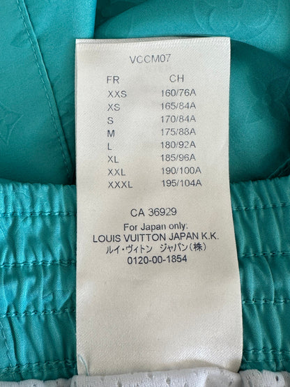 Louis Vuitton Turquoise Monogram Swim Shorts