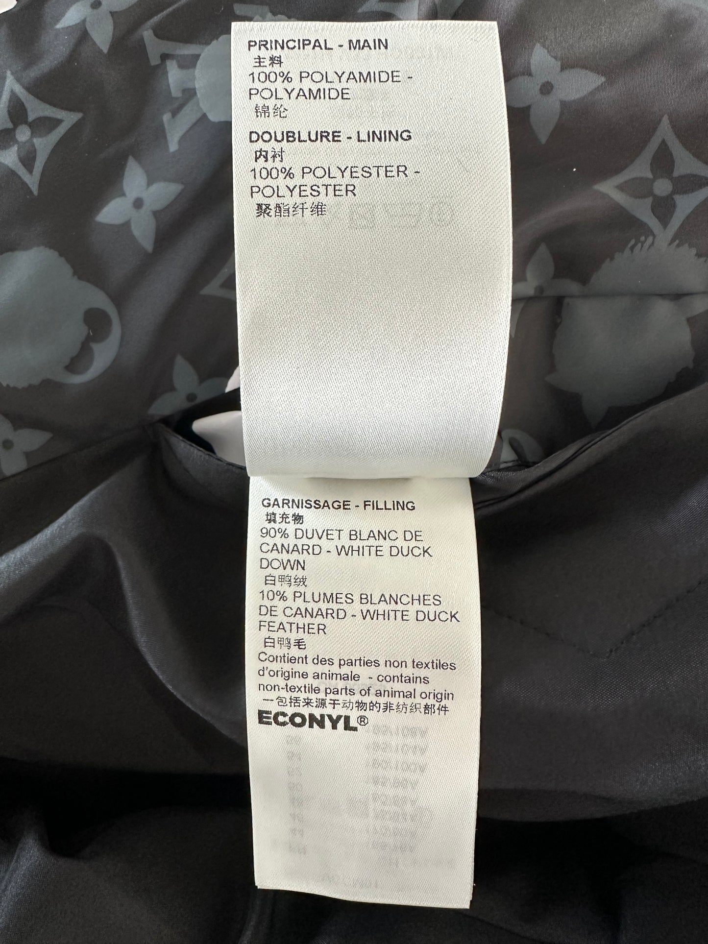 Louis Vuitton Yayoi Kusama Black Polka Dot Monogram Puffer Jacket