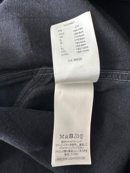 Louis Vuitton Washed Black Workwear Denim Shirt