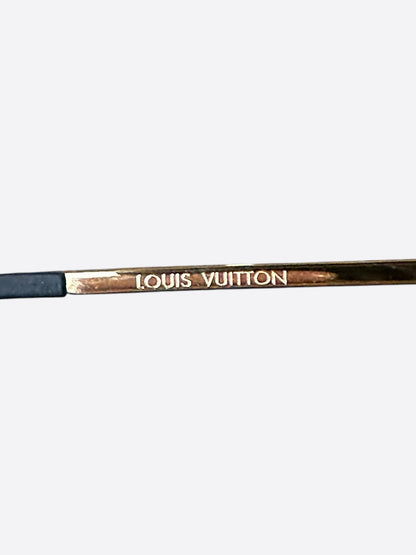 Louis Vuitton Gold Pilot Sunglasses