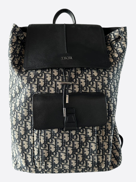 Dior Beige Oblique Motion Backpack