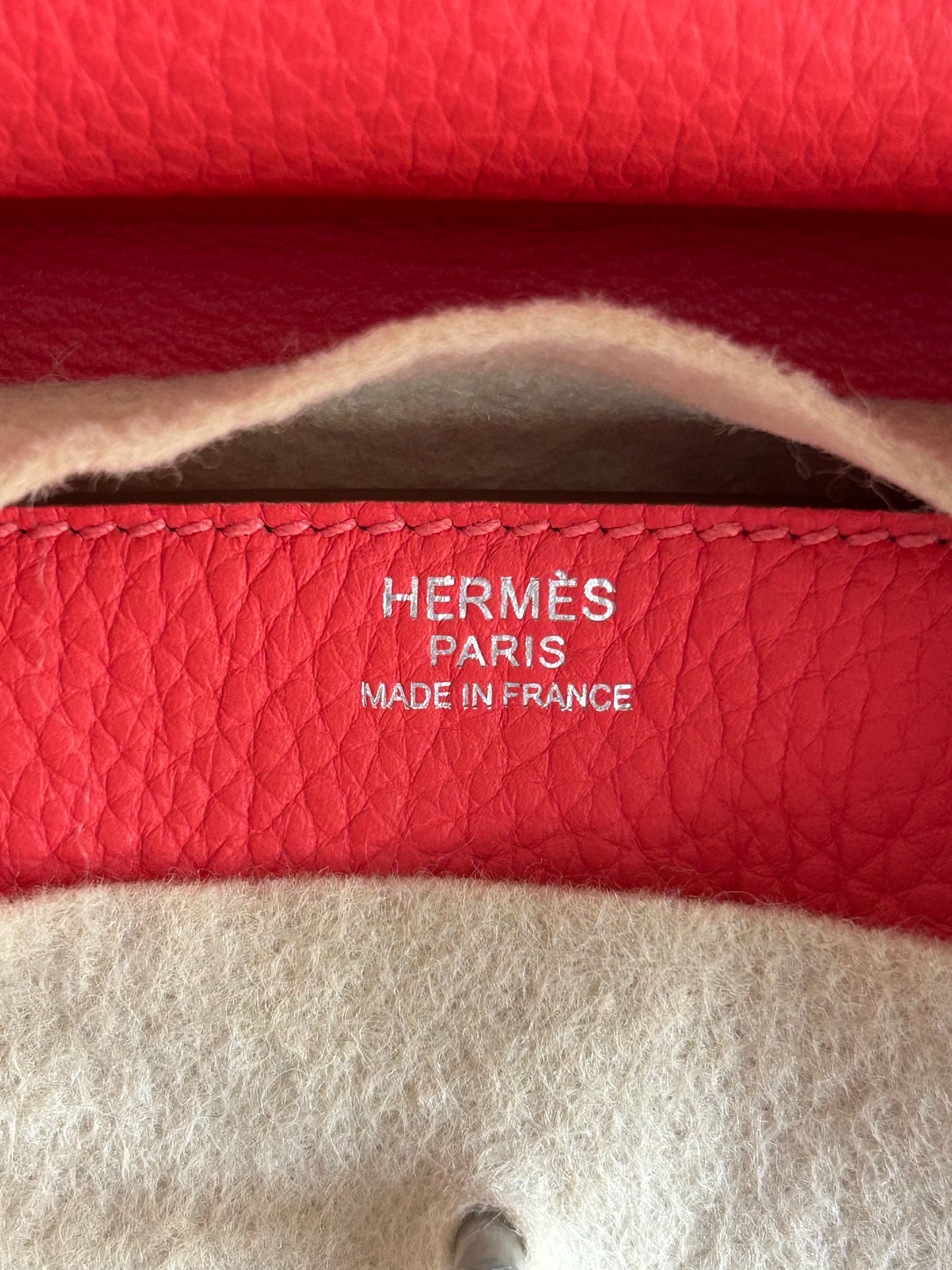 Hermes Watermelon & Palladium Togo Birkin 30