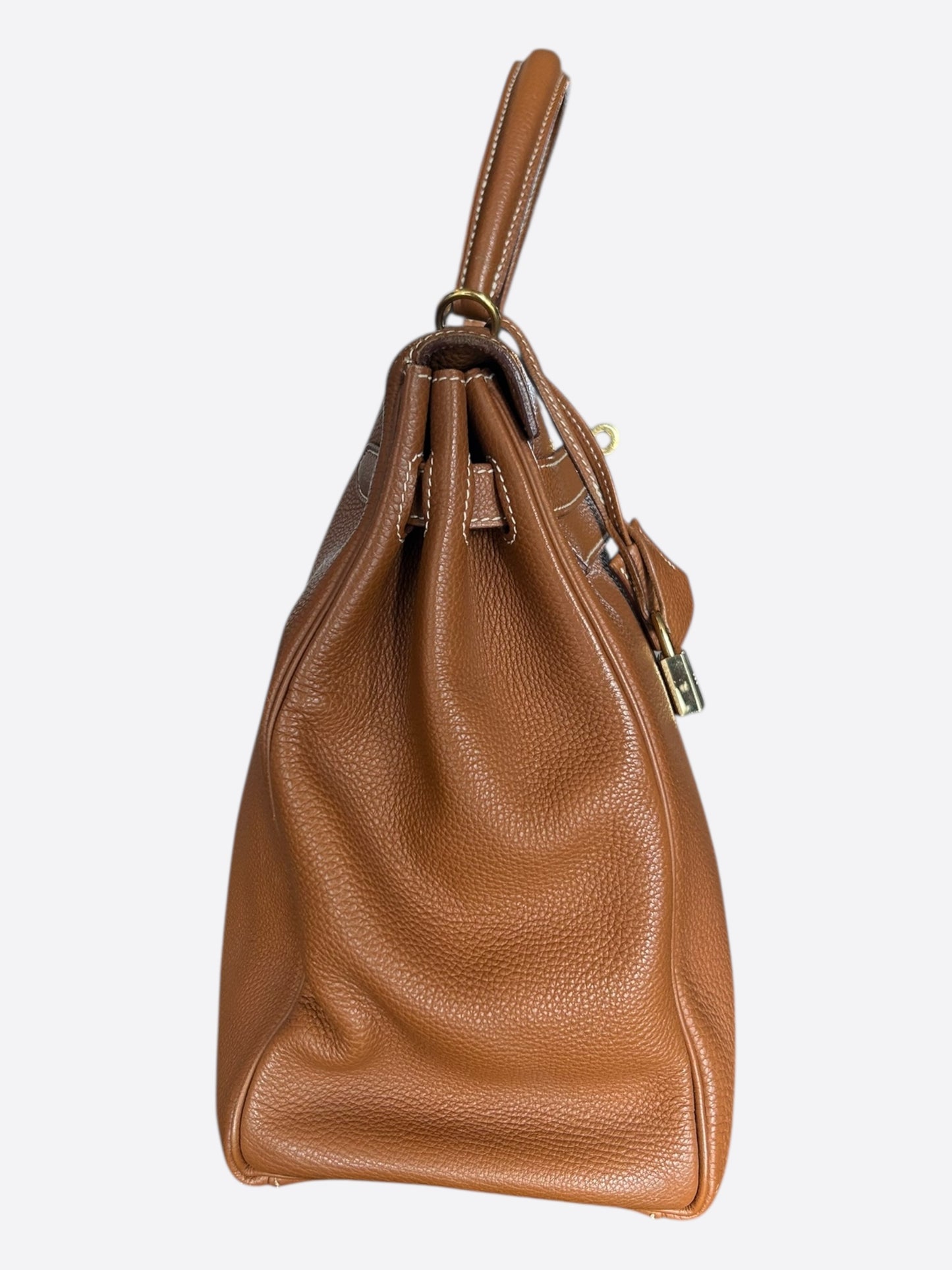 Hermes Retourne Gold & Gold Hardware Togo Kelly 32