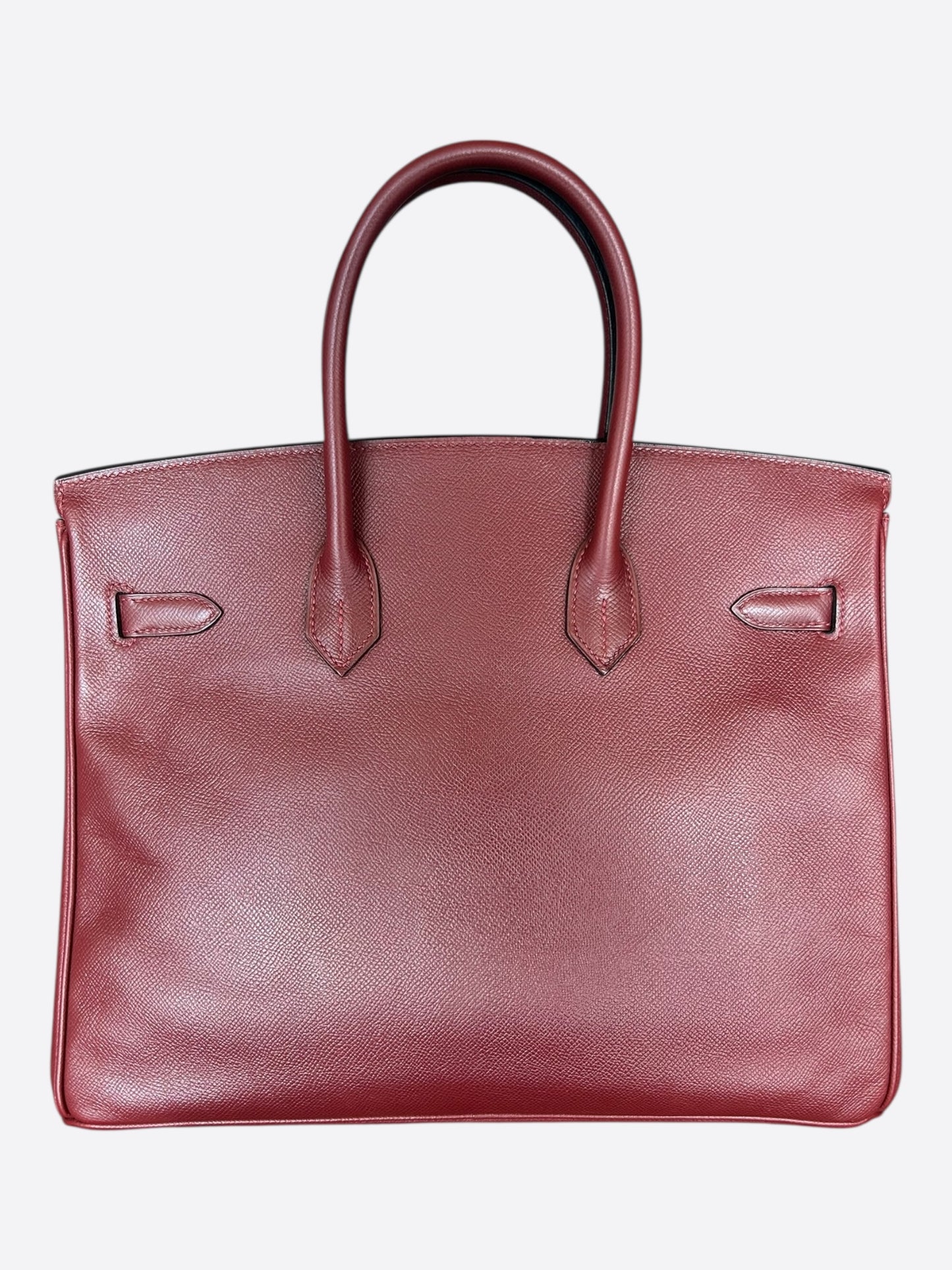 Hermes Rouge H & Gold Hardware Epsom Birkin 35
