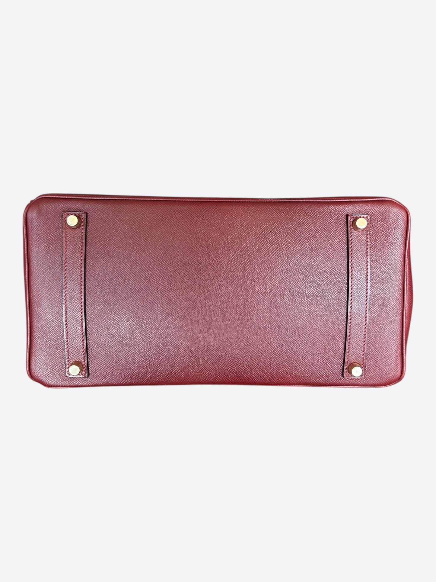 Hermes Rouge H & Gold Hardware Epsom Birkin 35