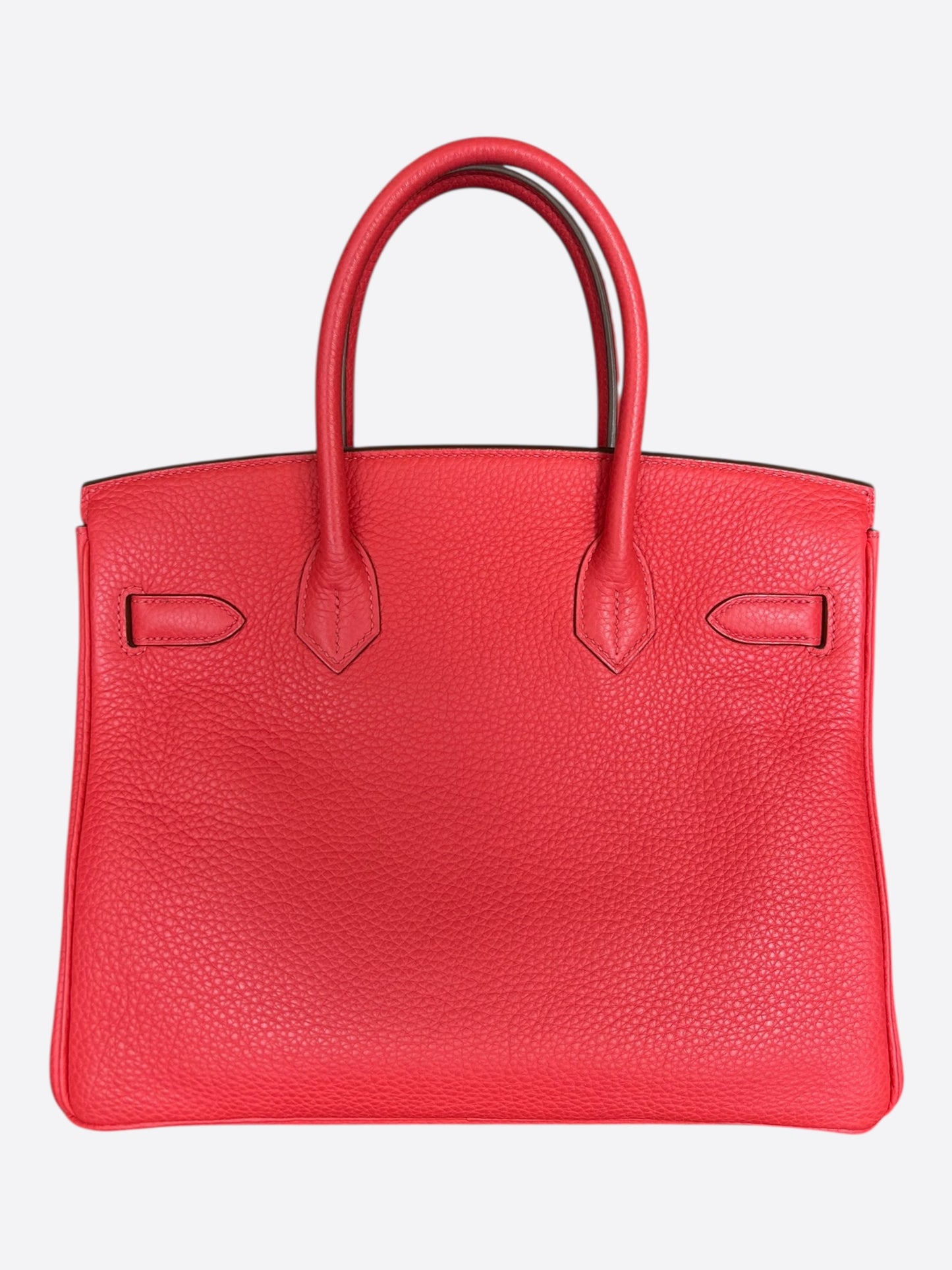 Hermes Watermelon & Palladium Togo Birkin 30