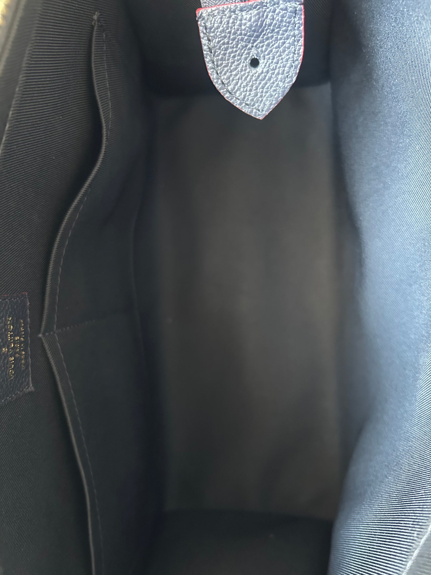 Louis Vuitton Navy Monogram Empreinte Sully PM