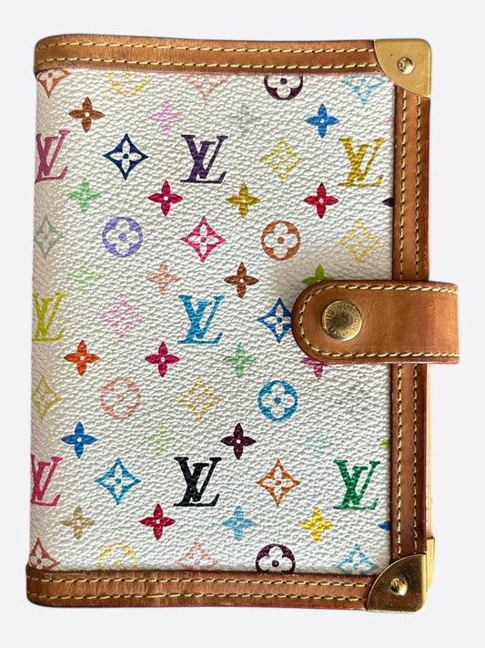 Louis Vuitton Takashi Murakami White Agenda PM
