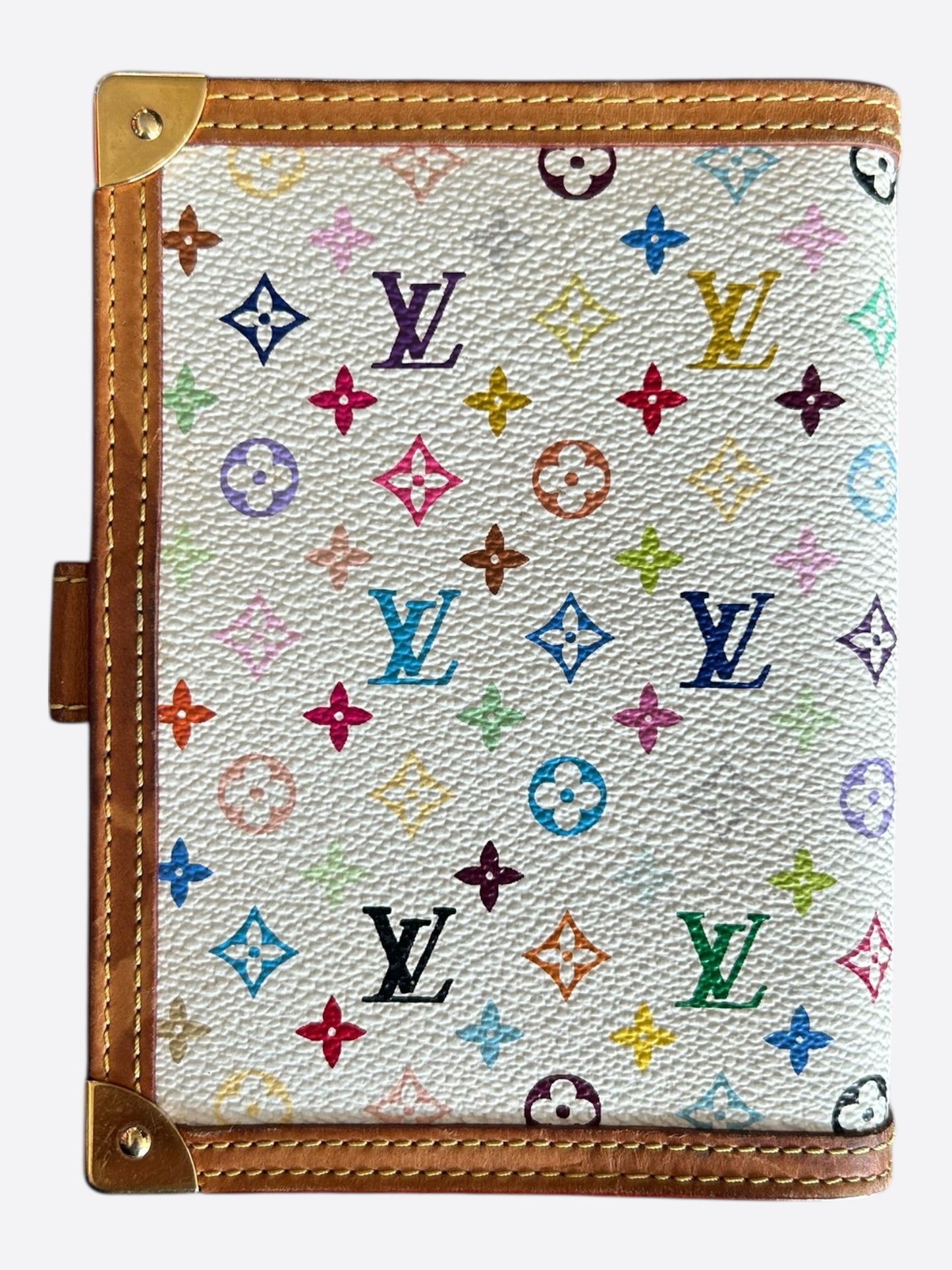 Louis Vuitton Takashi Murakami White Agenda PM