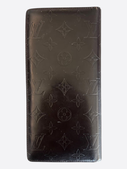 Louis Vuitton Black Vernis Monogram Brazza Wallet
