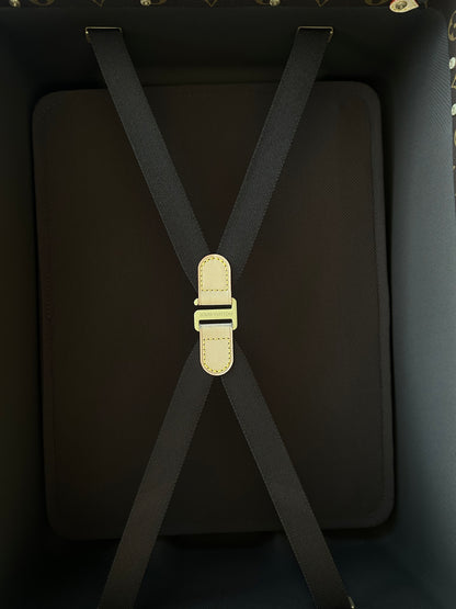 Louis Vuitton Brown Monogram Rolling Trunk 55