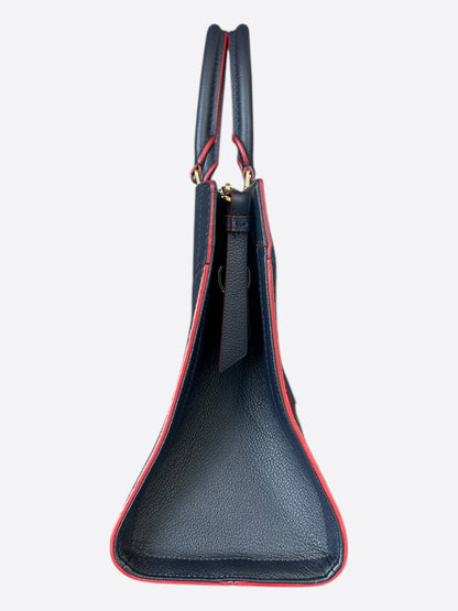 Louis Vuitton Navy Monogram Empreinte Sully PM