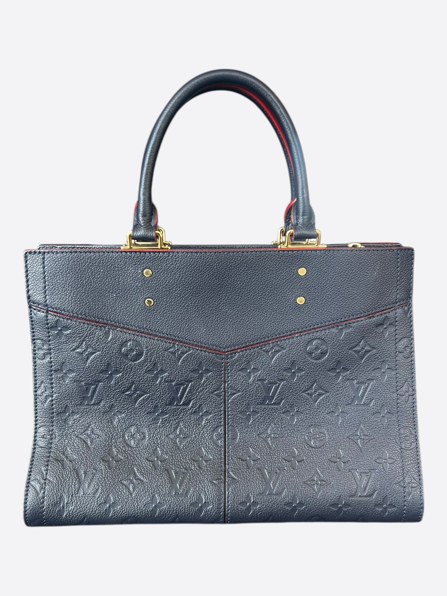 Louis Vuitton Navy Monogram Empreinte Sully PM