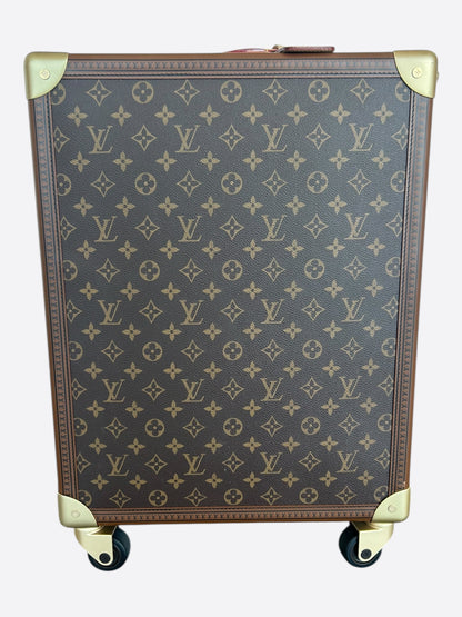 Louis Vuitton Brown Monogram Rolling Trunk 55