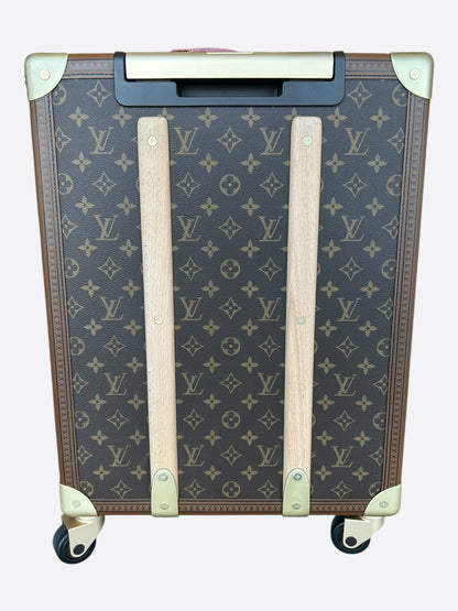 Louis Vuitton Brown Monogram Rolling Trunk 55