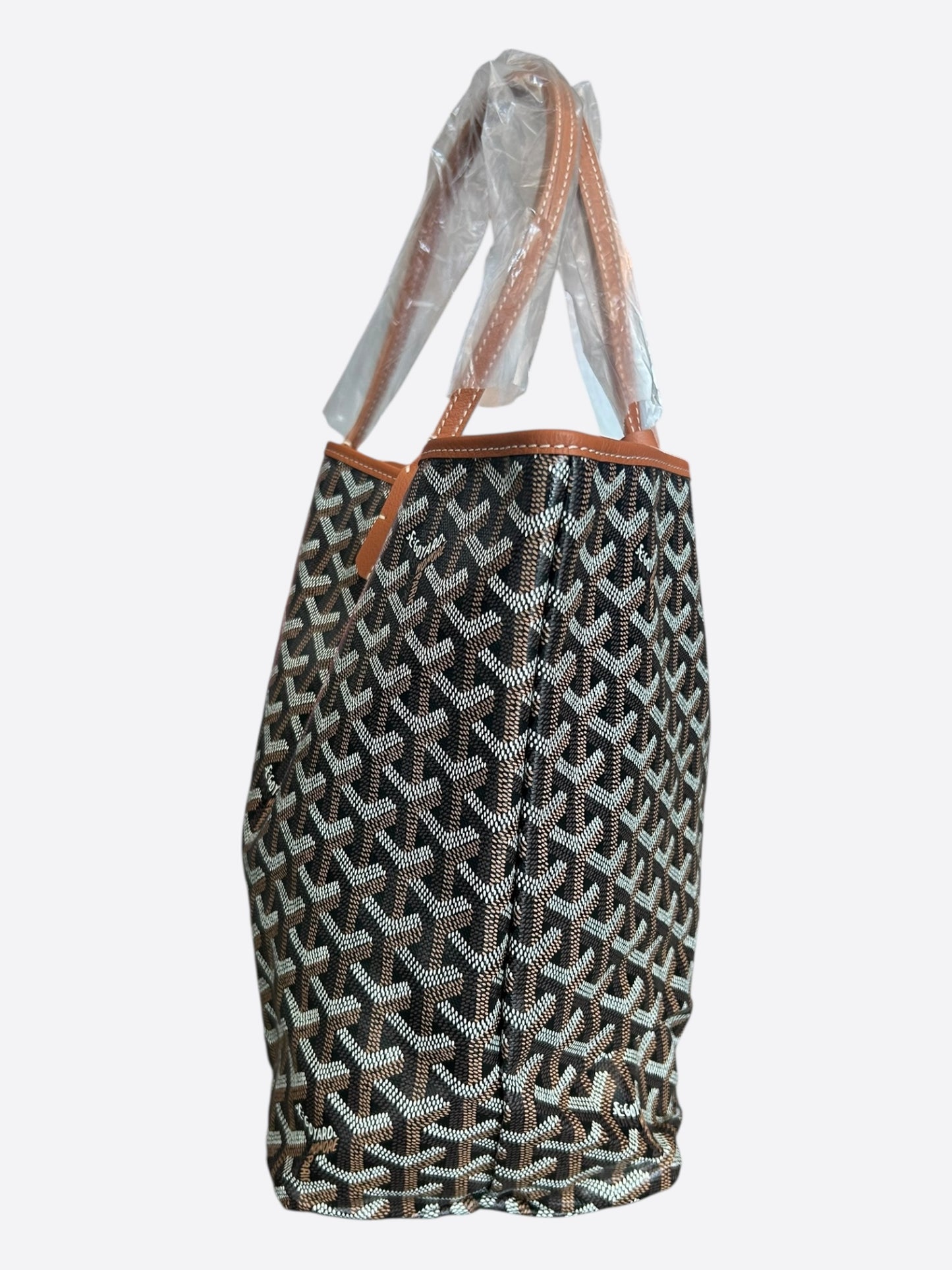 Goyard Black & Brown St. Louis Tote Bag