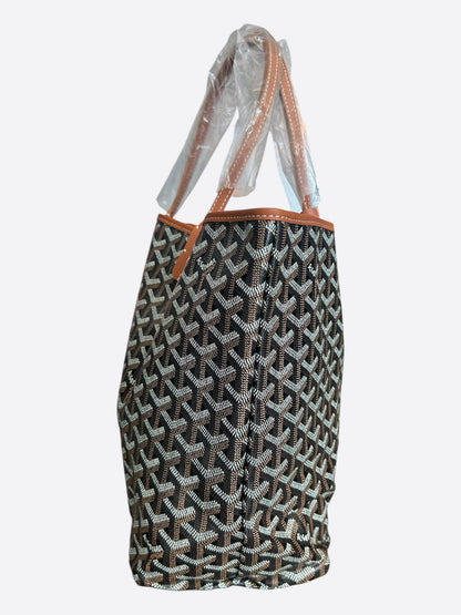 Goyard Black & Brown St. Louis Tote Bag