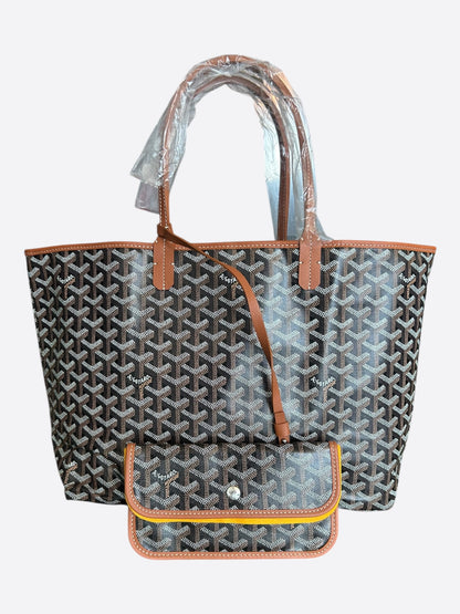 Goyard Black & Brown St. Louis Tote Bag