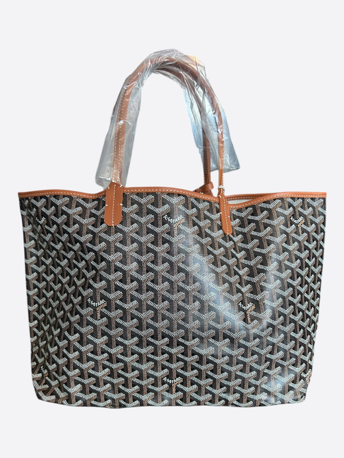 Goyard Black & Brown St. Louis Tote Bag