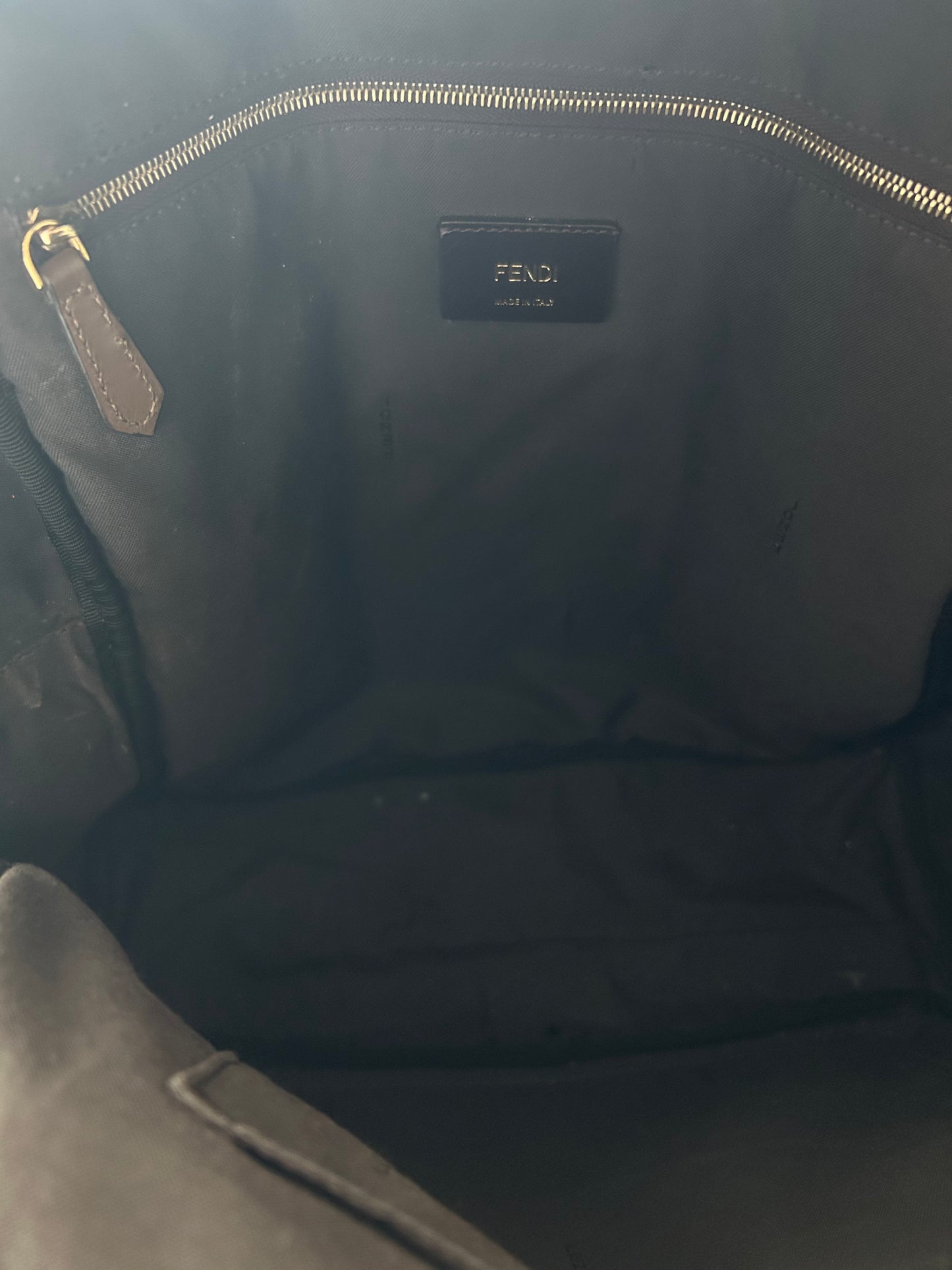 Fendi Fila Brown FF Monogram Backpack