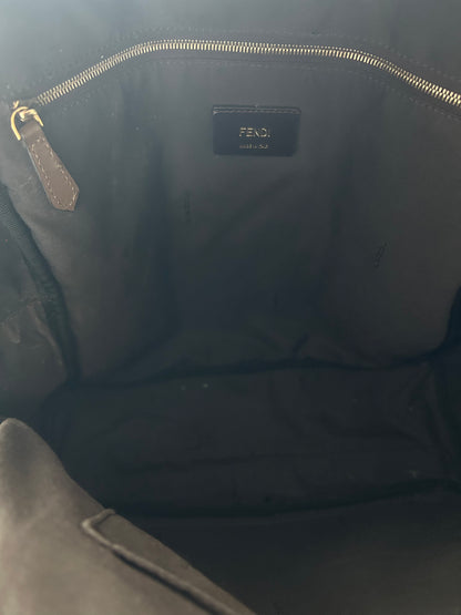 Fendi Fila Brown FF Monogram Backpack