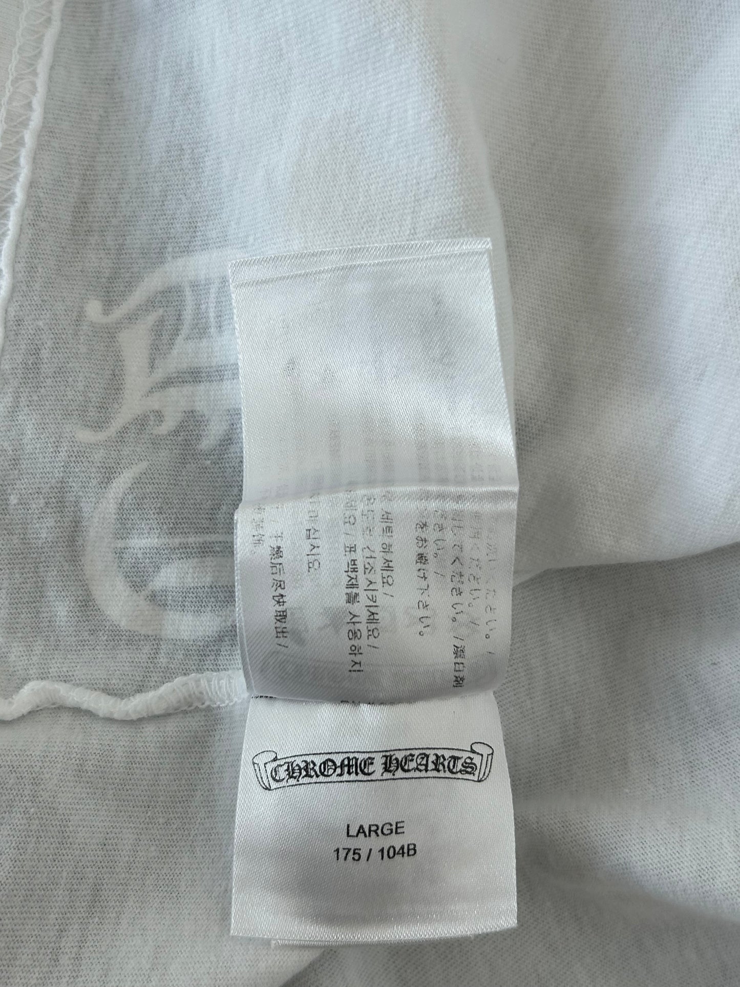 Chrome Hearts White & Pink Made In Hollywood T-Shirt