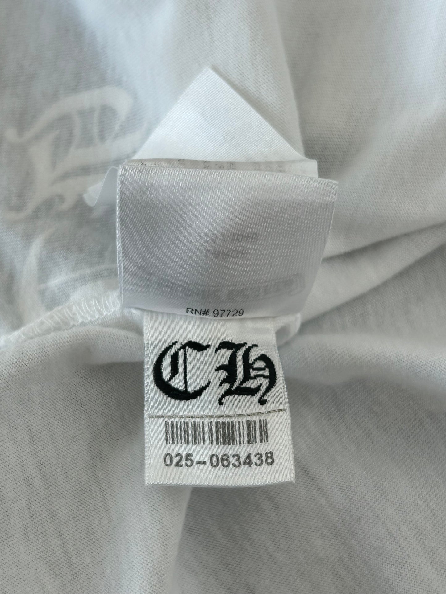 Chrome Hearts White & Pink Made In Hollywood T-Shirt