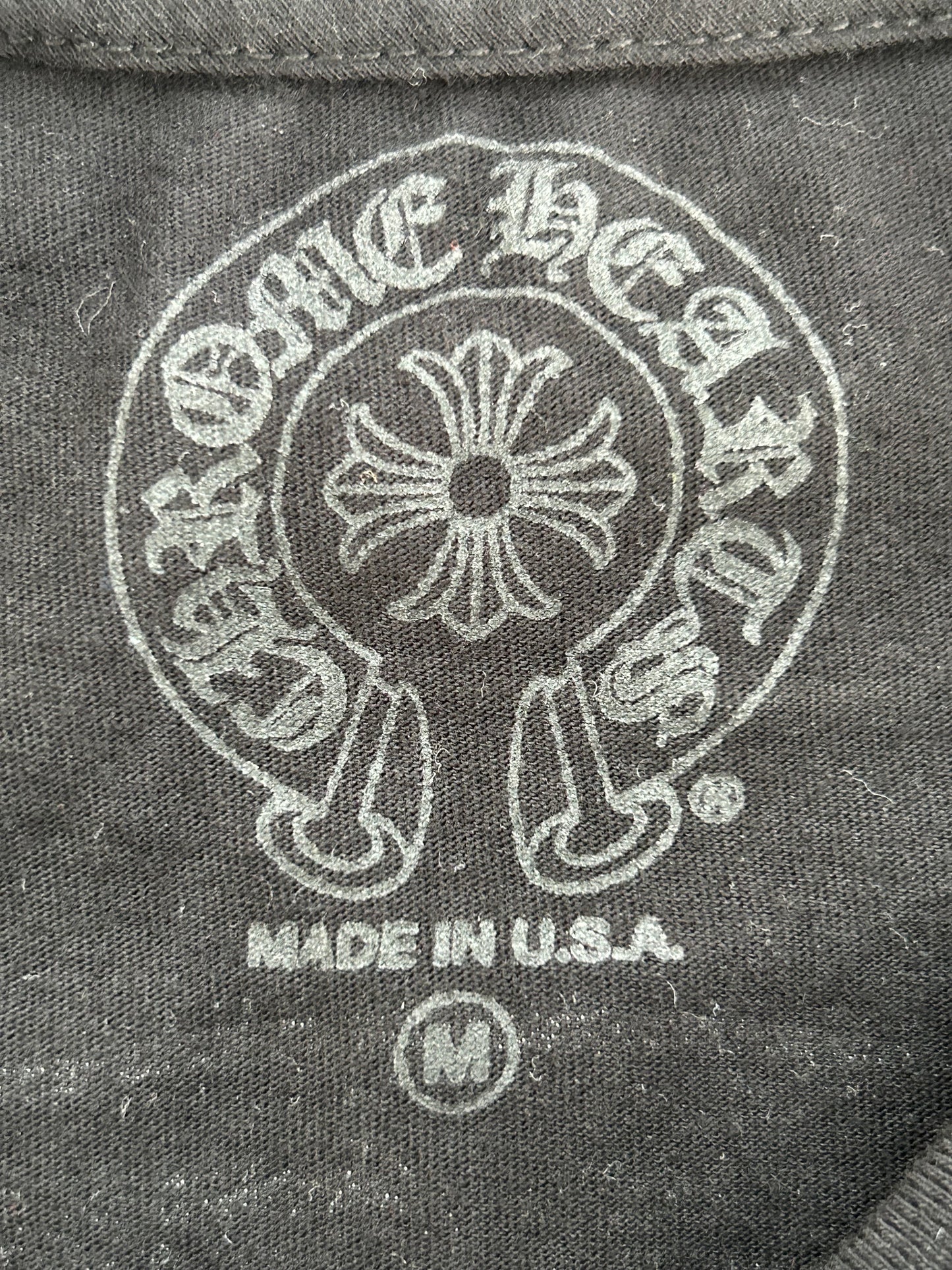 Chrome Hearts Black Camouflage Horseshoe Logo T-Shirt