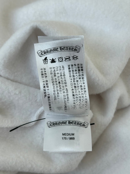 Chrome Hearts White & Black Script Logo Hoodie