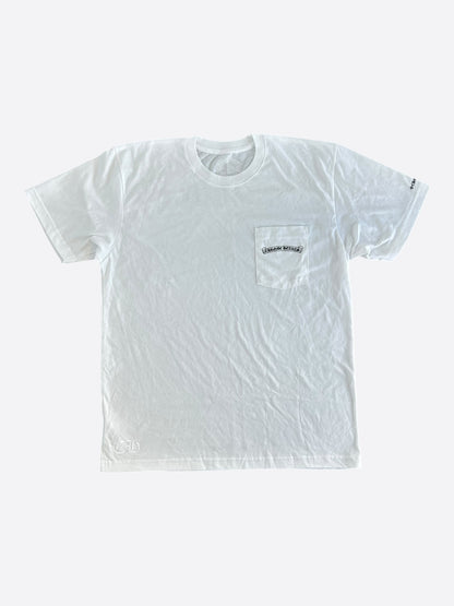 Chrome Hearts White & Black Scroll Logo T-Shirt