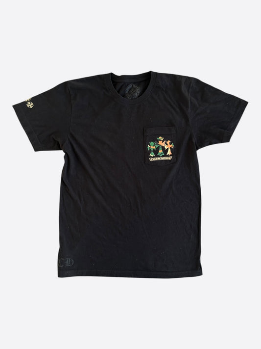 Chrome Hearts Black Camouflage Horseshoe Logo T-Shirt